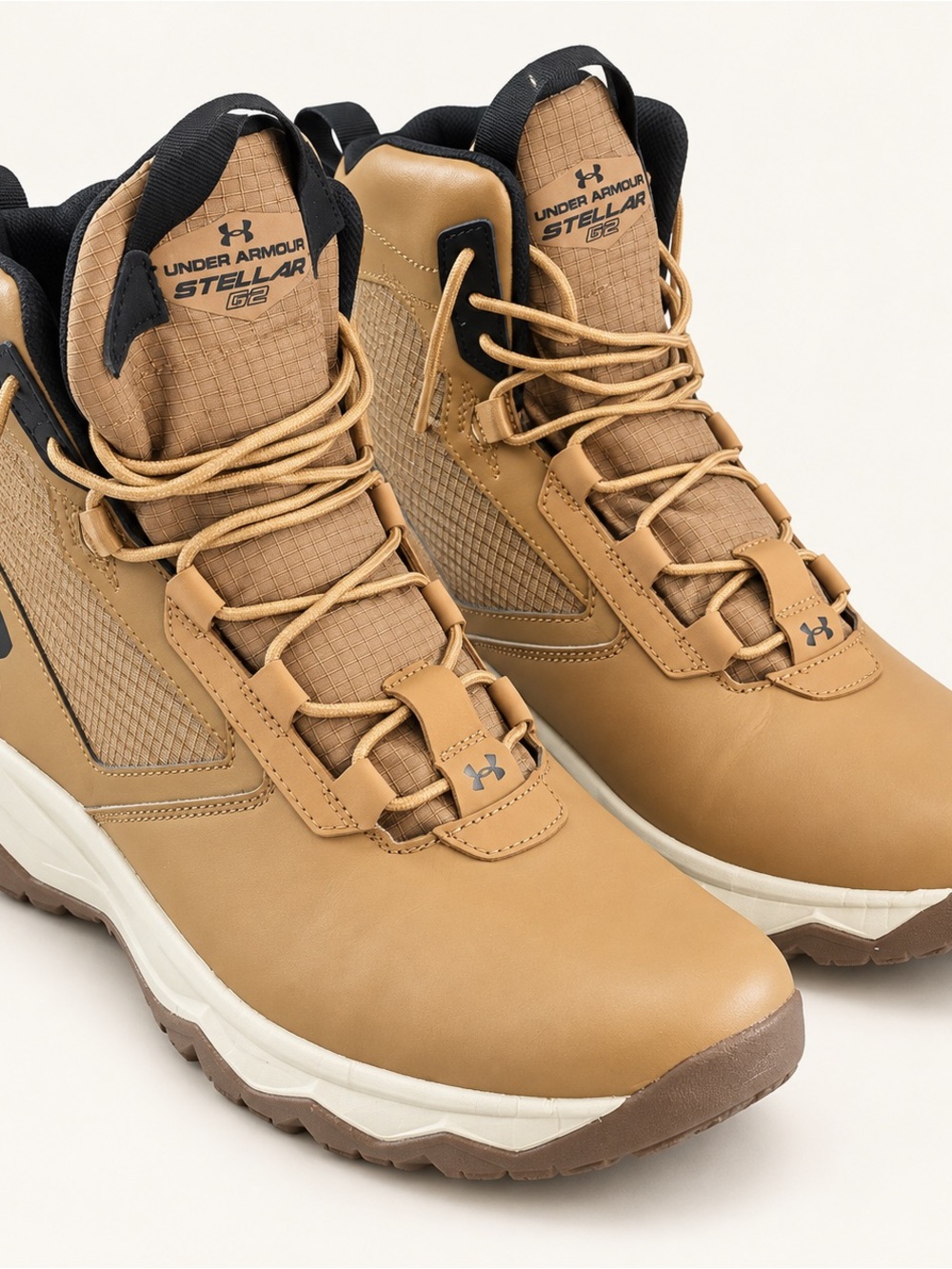 Under Armour Men's Tan Stellar G2 Mid-Top Hiking Boots size 13 love these!